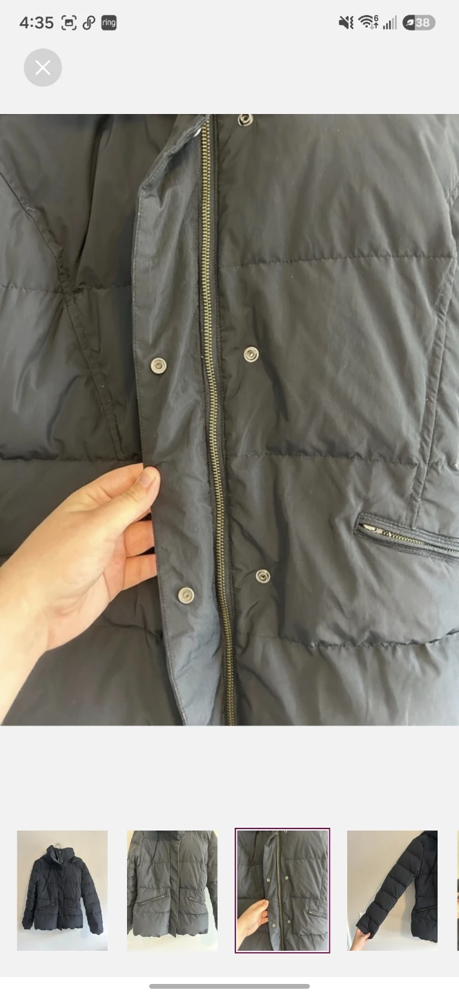 Women's Black Puffer Jacket - photo 3