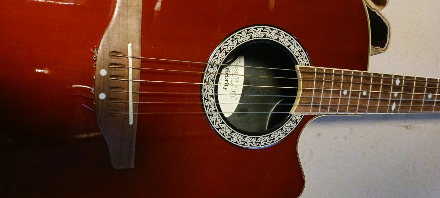 Ovation Celebrity Acoustic Electric Guitar - photo 5
