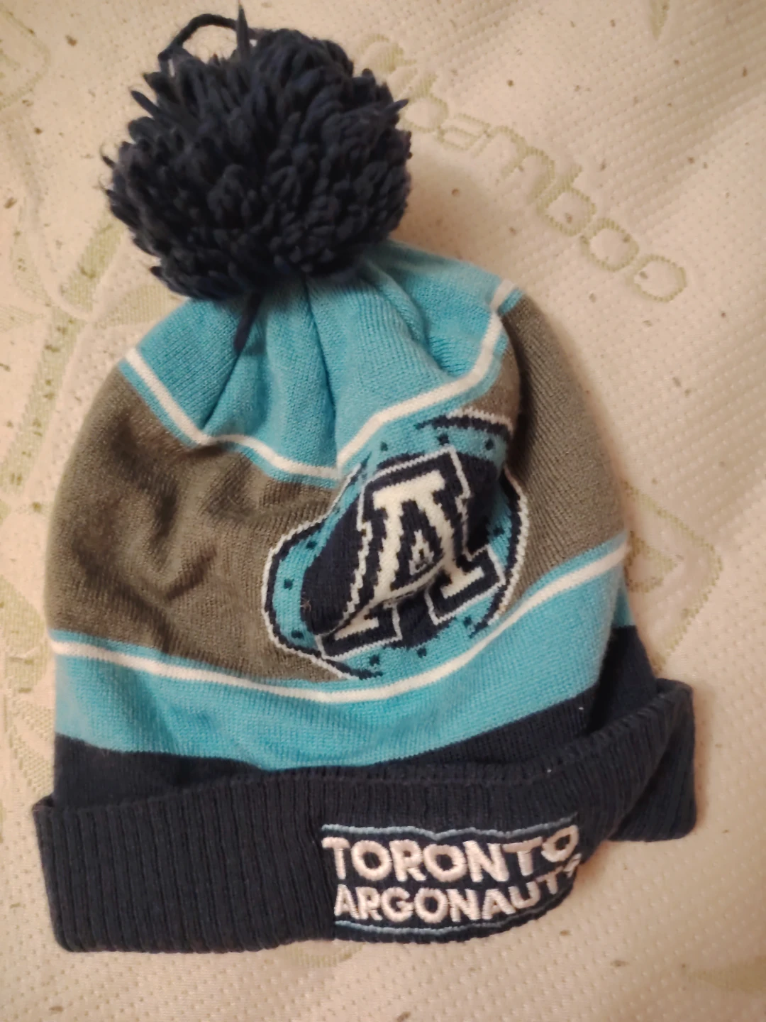 Toronto Argonauts Striped Pom Pom Toque - photo 2