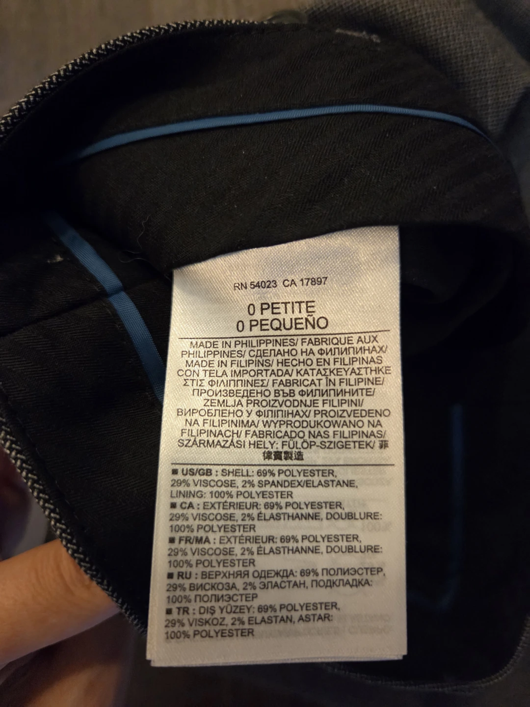Banana Republic Petite Trousers - Grey (women's petit 0) - photo 2