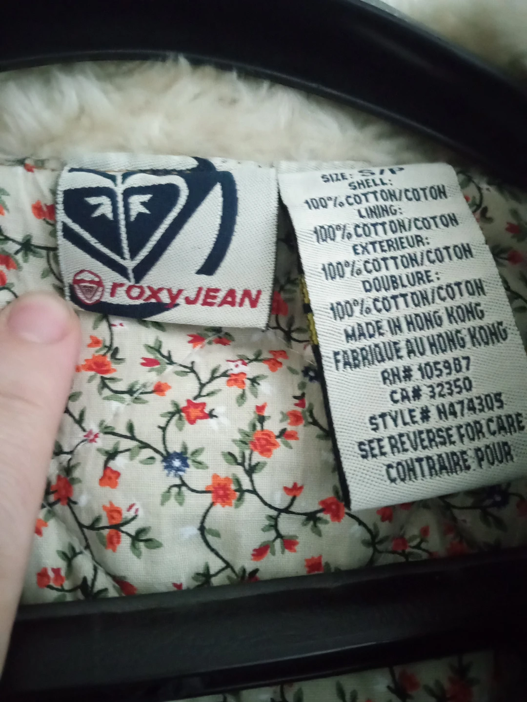 Roxy Jean Denim Jacket with Faux Fur Collar and Cuffs - photo 2