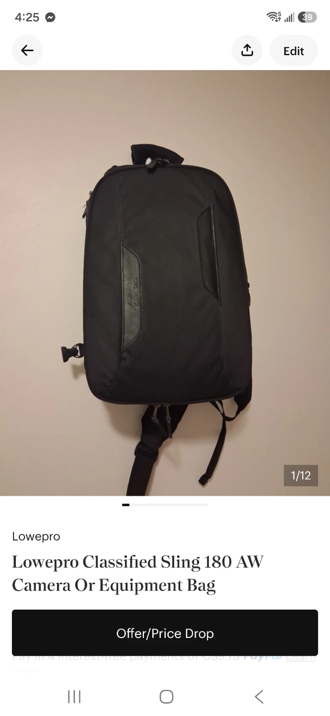 Lowepro Classified Sling 180 AW Camera Bag
