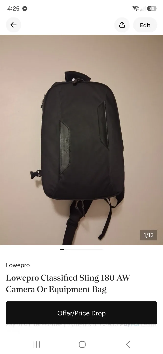 Lowepro Classified Sling 180 AW Camera Bag