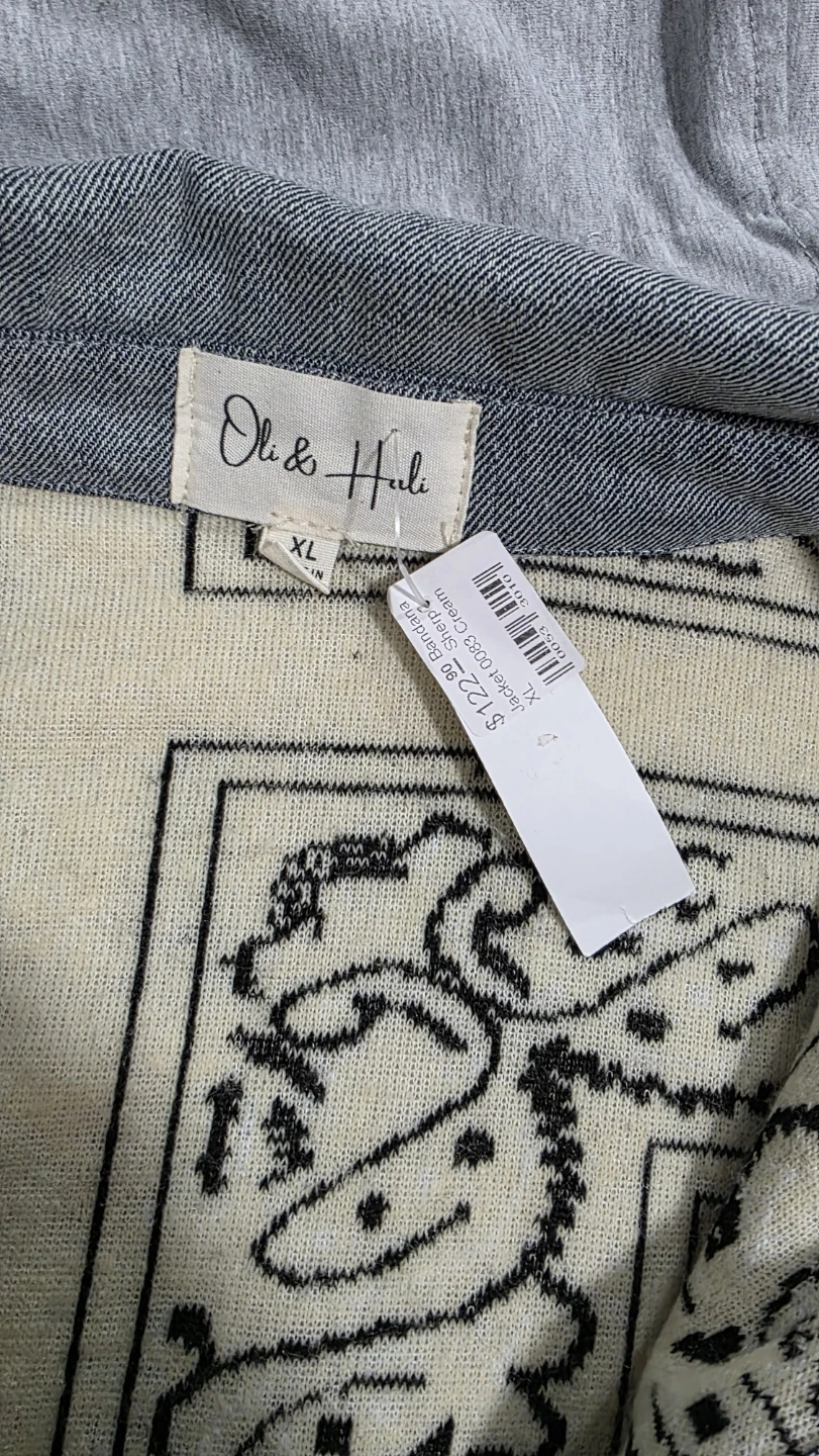 Oli & Hali Paisley Sherpa Jacket with Hood - photo 4