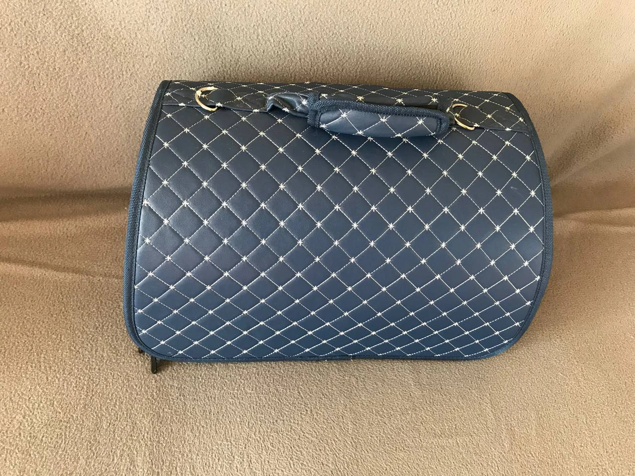 Blue Quilted Pet Carrier - photo 3