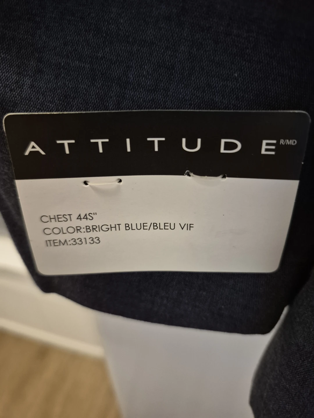 ATTITUDE Men's Blazer - Grey, Chest 44" - photo 2