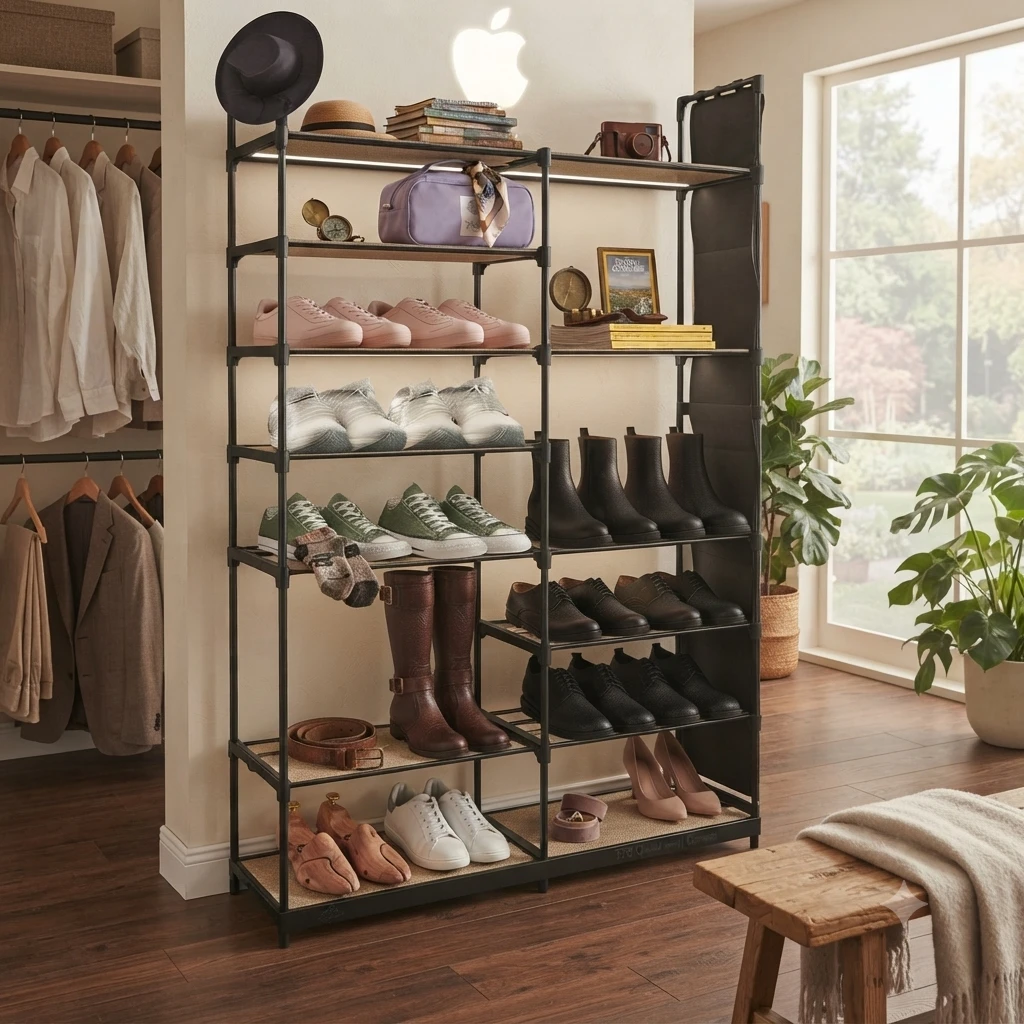 (BRAND NEW) Open Tiered Shoe Rack Organizer - 10 Tiers