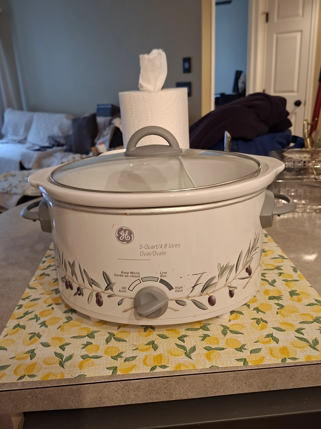 GE 5-Quart Oval Slow Cooker