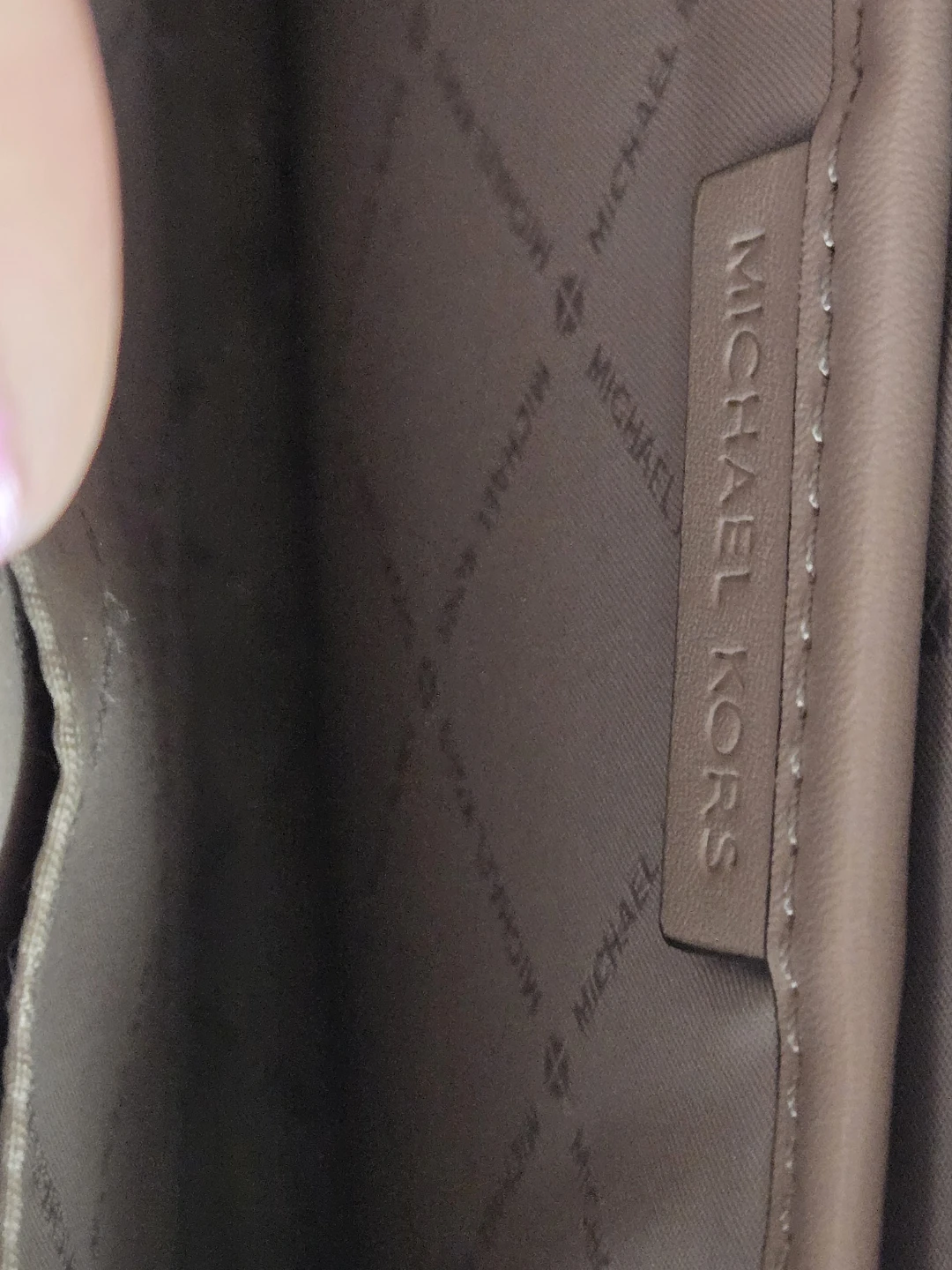 Michael Kors Monogram Crossbody Bag - Pink/White - photo 4