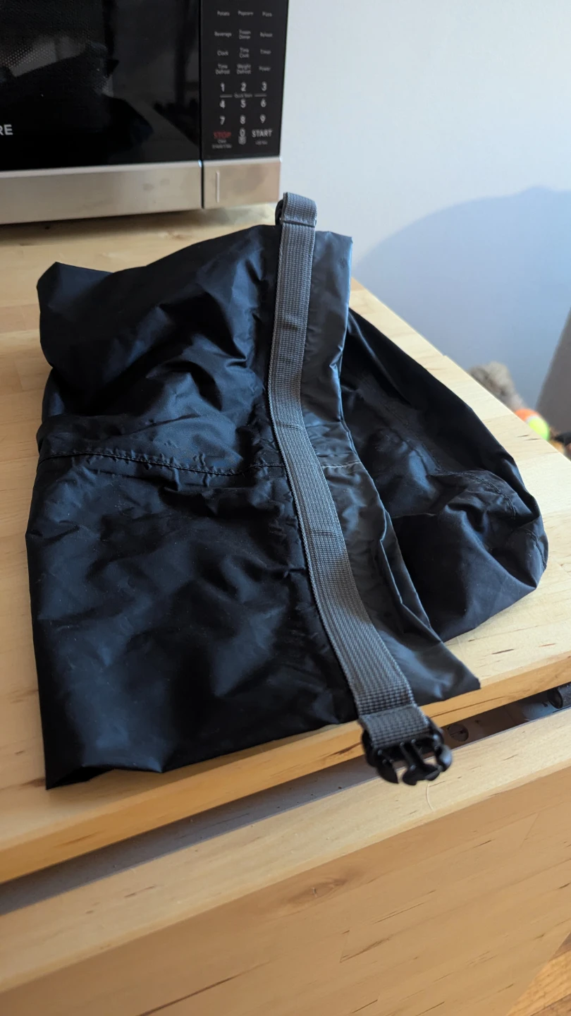 Black Roll-top Storage Bag - photo 3