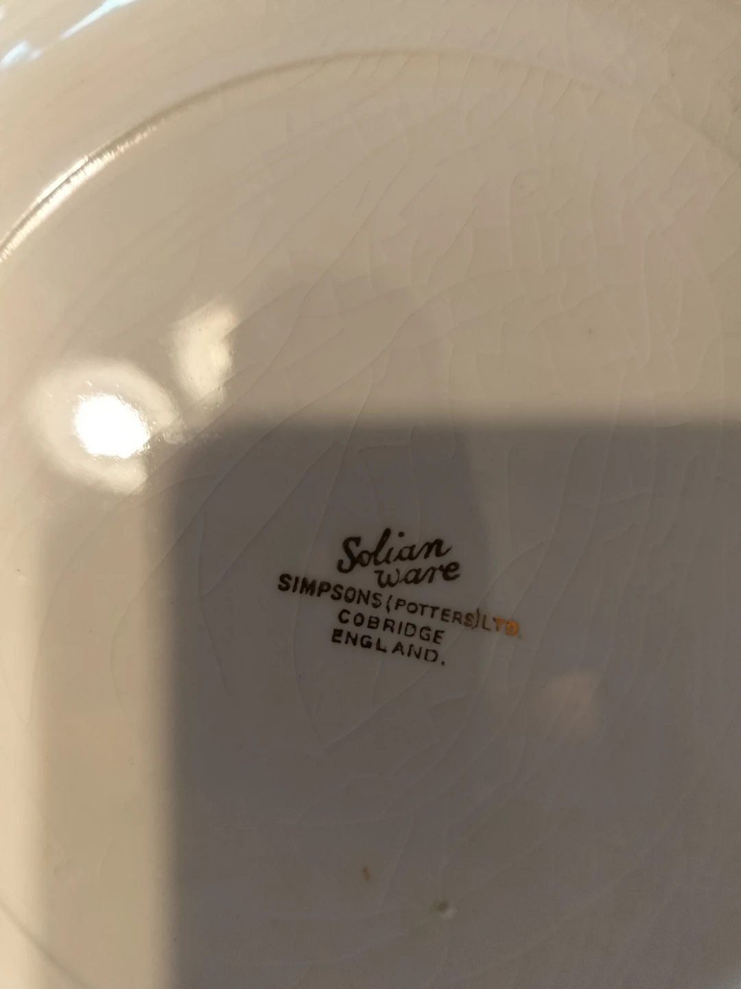 Solian Ware Plate with Floral Design - photo 2
