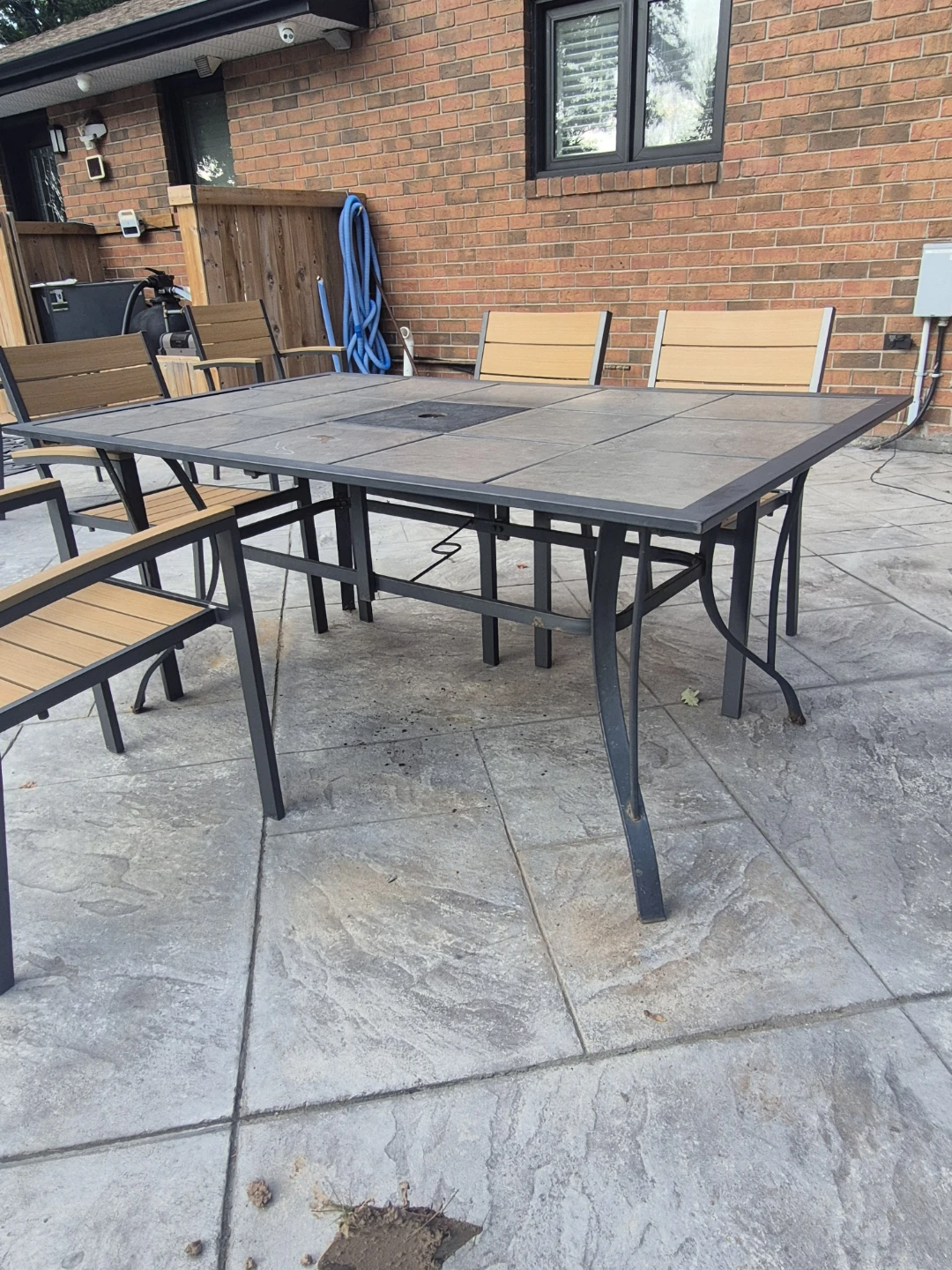 Tiled Outdoor Dining Table - photo 3