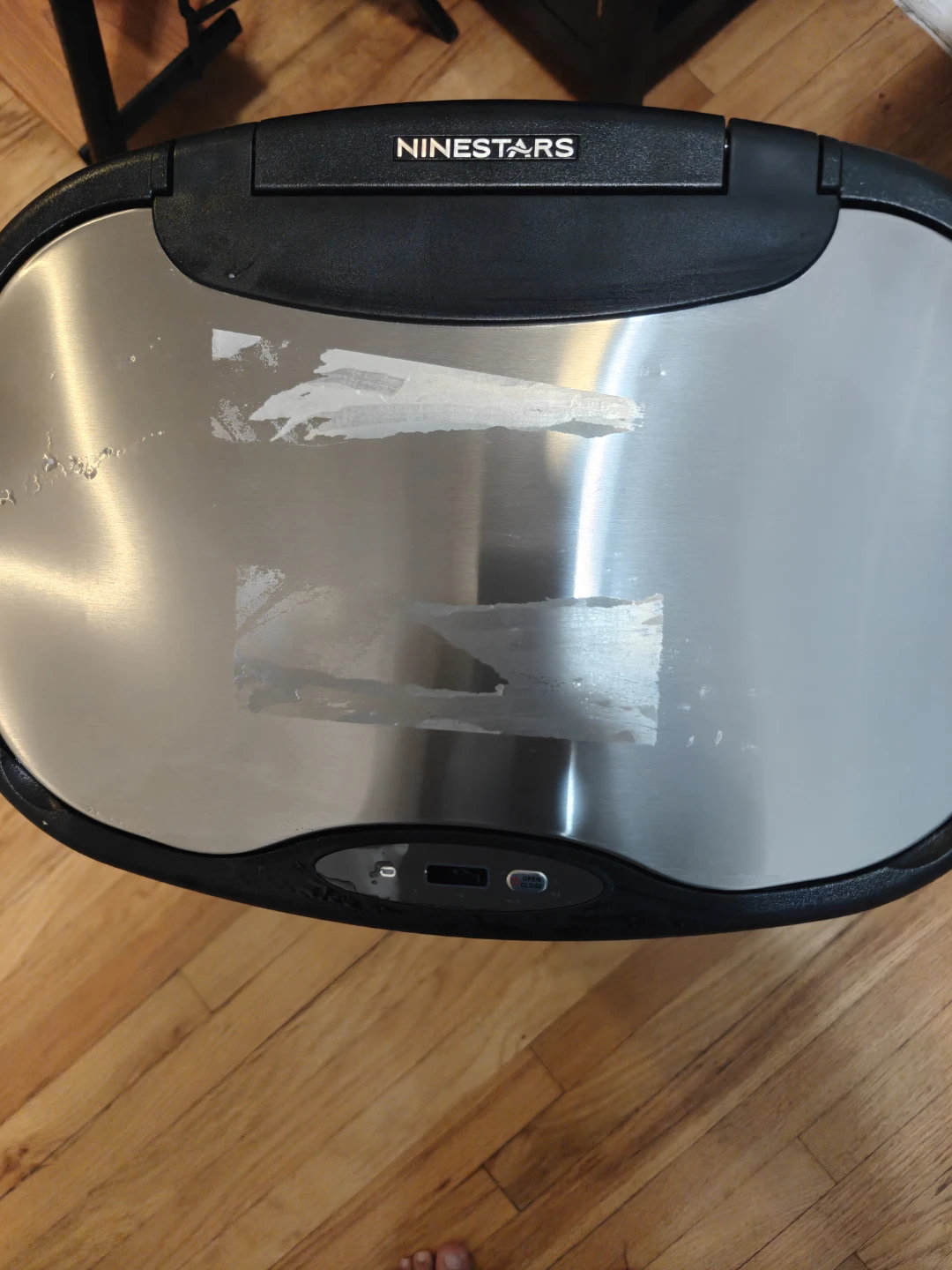 NINESTARS Stainless Steel Trash Can - photo 2