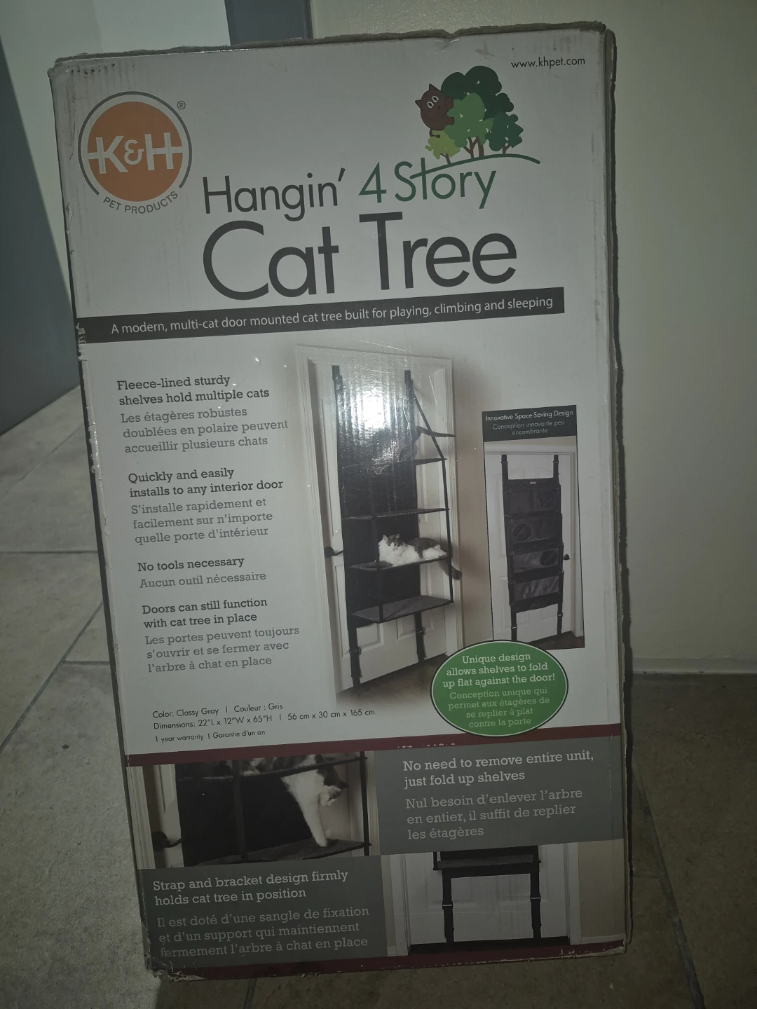 K&H Hangin' 4 Story Cat Tree