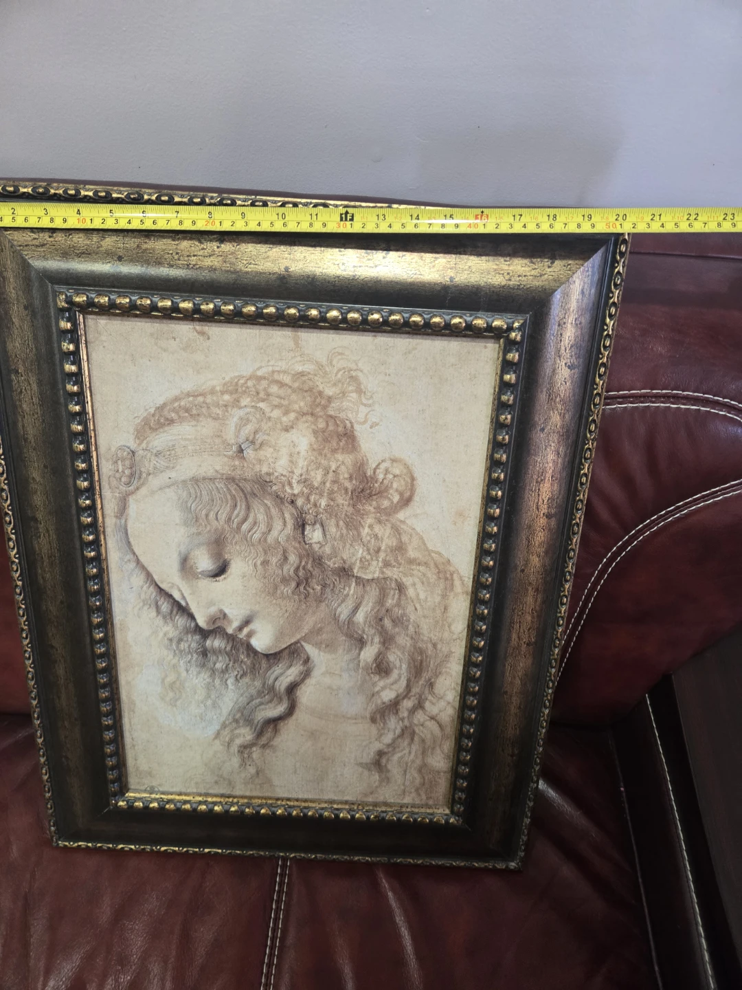 Vintage-Style Framed Portrait Print – 23” x 27” - photo 3