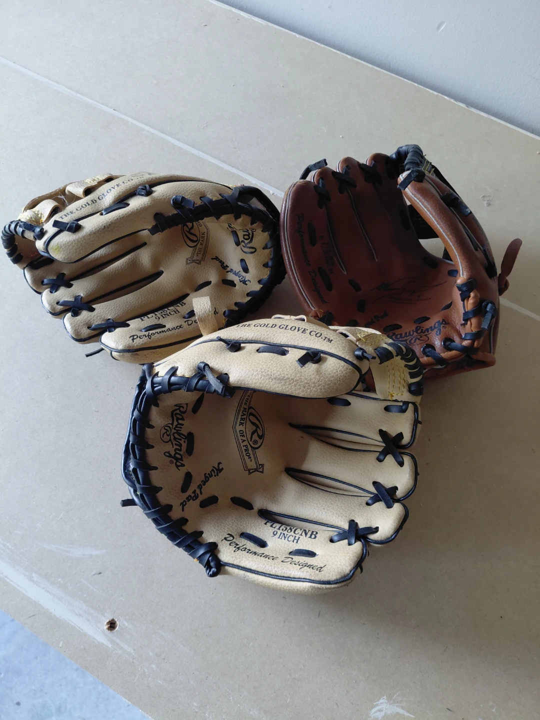 Rawlings Baseball Gloves - 3 Count - photo 4