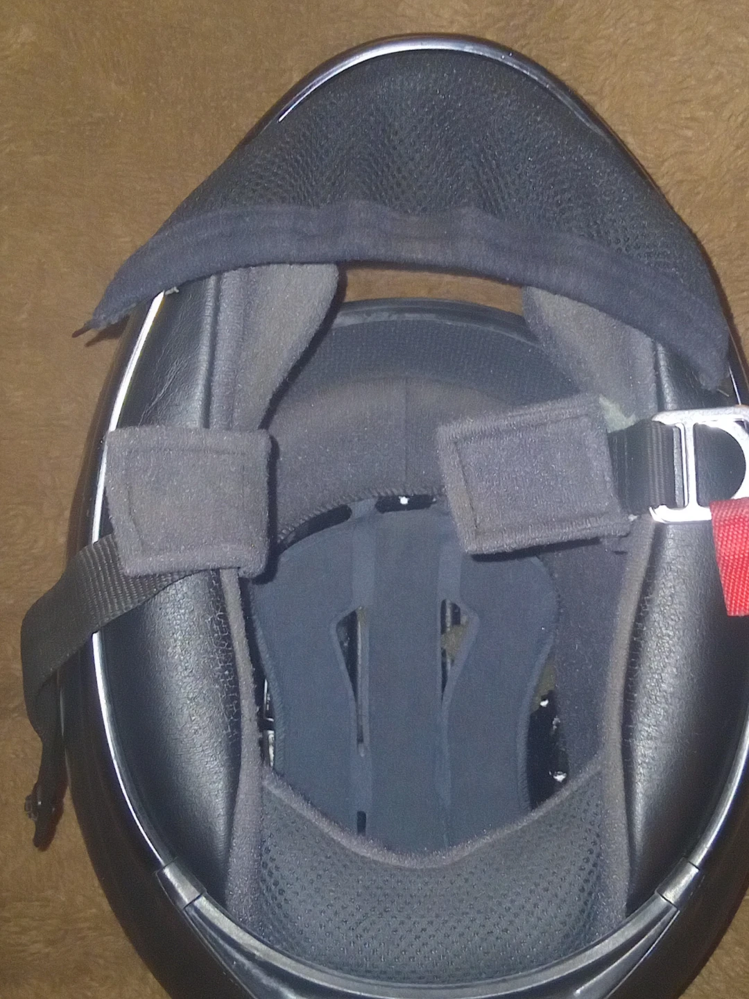 Black Shoei motorcycle helmet - photo 4