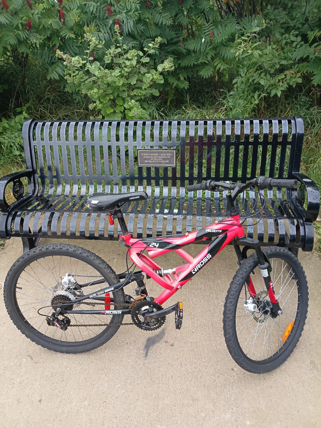 Red and Black Ross Velocity Mountain Bike