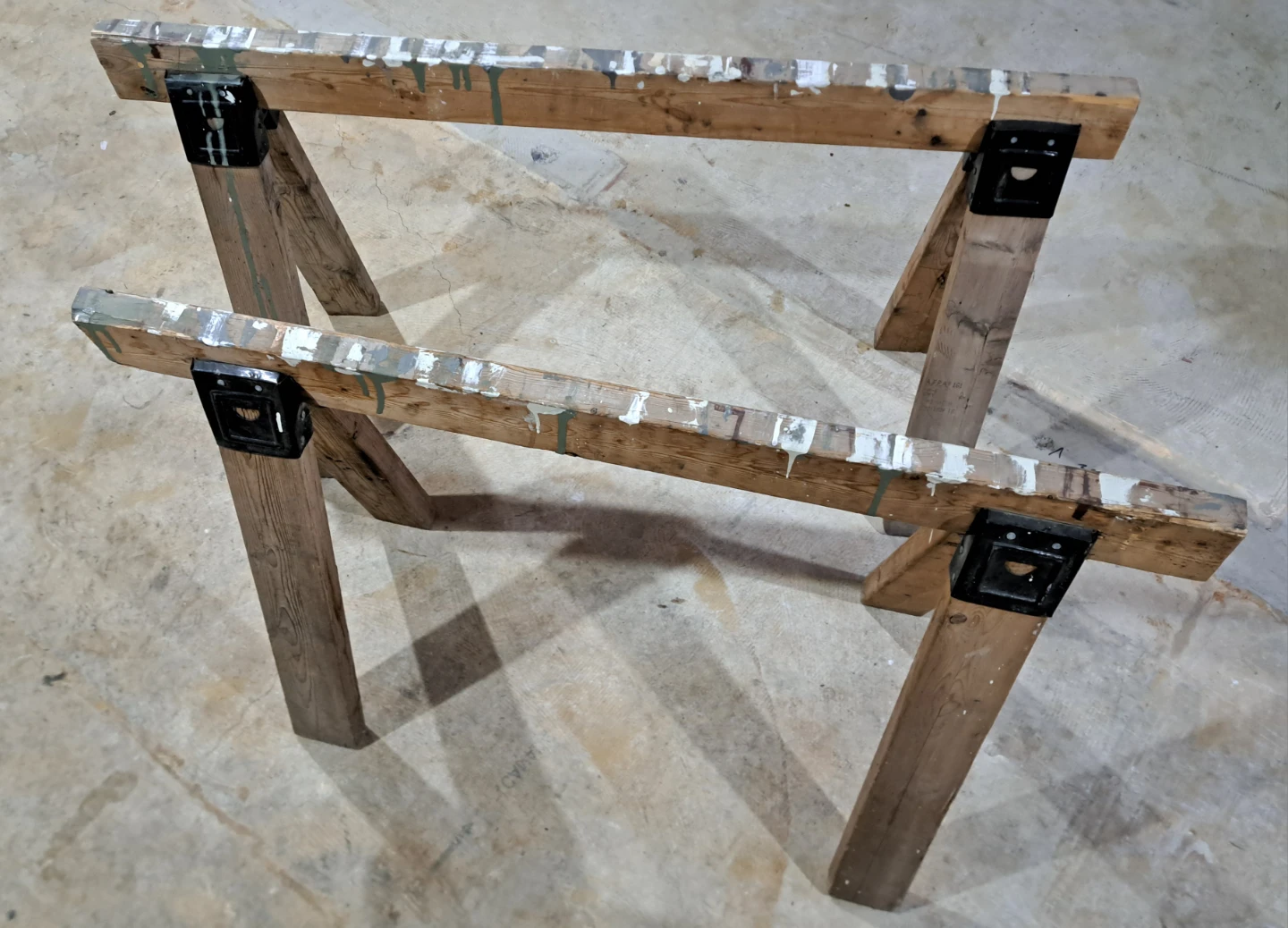 Wooden Sawhorses