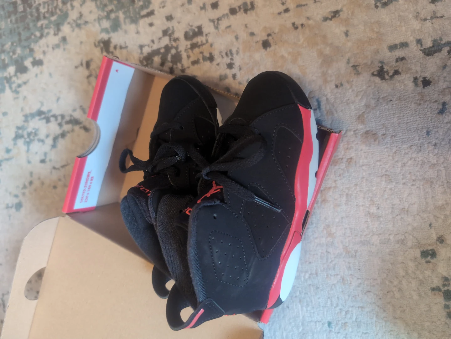 Nike Court Borough Low Recraft PS Shoes - Black Red White