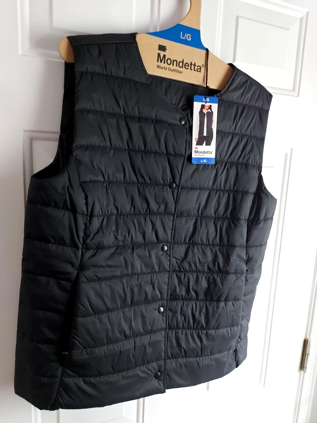 Mondetta Women's Puffer Vest - Black, Size L - photo 3