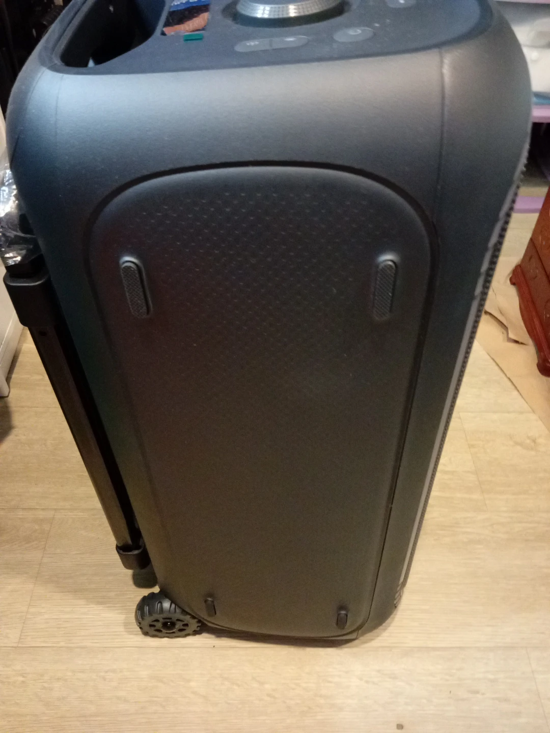 Portable PA Speaker with Wheels and Handle - photo 3
