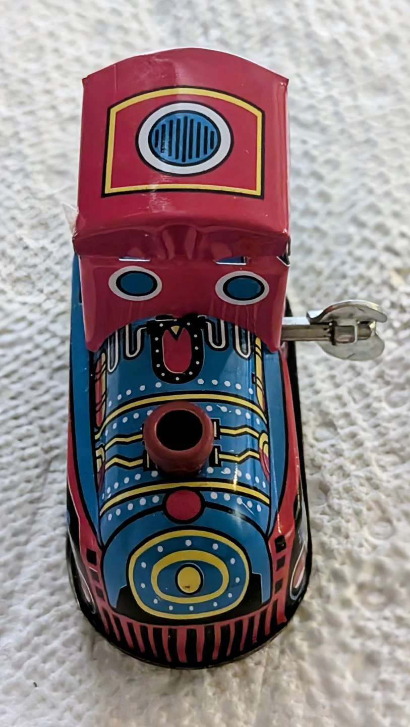 Wind-up Tin Toy Train MS 237 - photo 2
