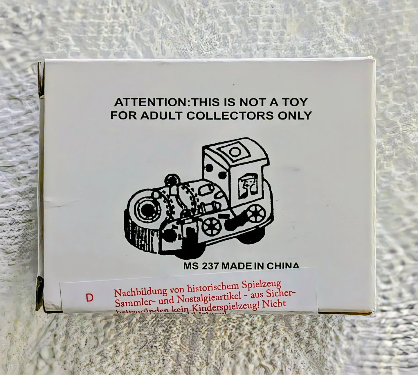 Wind-up Tin Toy Train MS 237 - photo 5