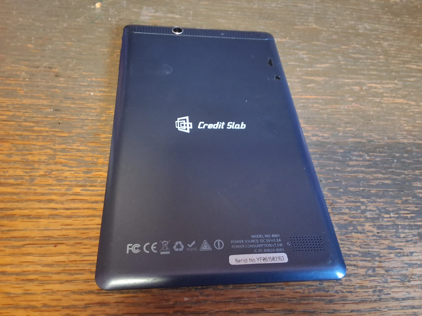 Credit Slab Model 8001 Tablet in Navy
