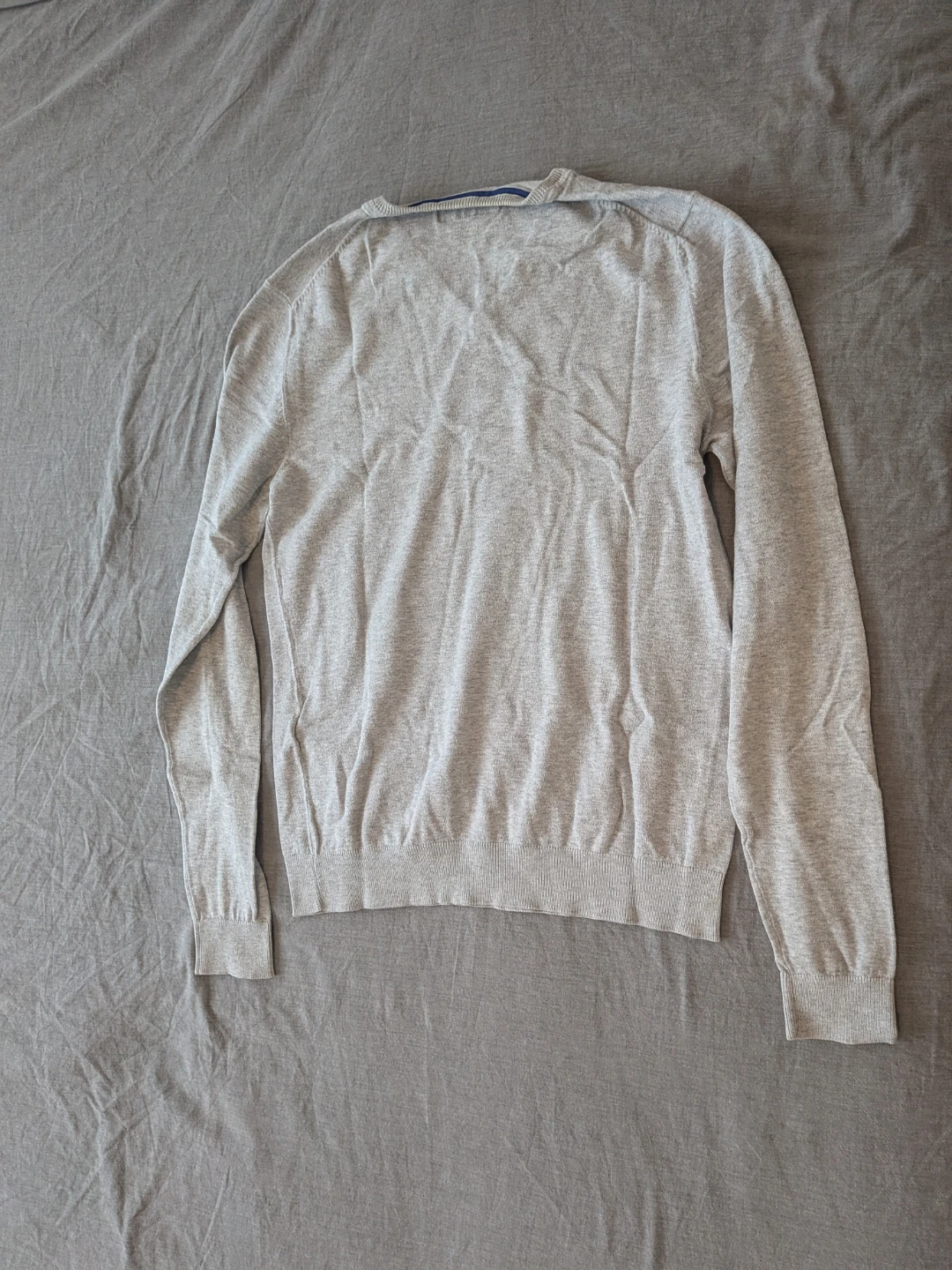 KEEP COOL & PLAYFUL by Jules V-Neck Sweater - Grey, Size S - photo 3