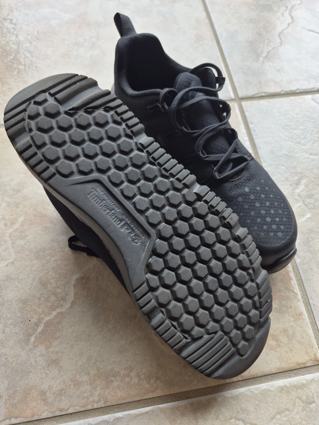 Size 8, PRO Women's Black Safety Shoes - photo 3
