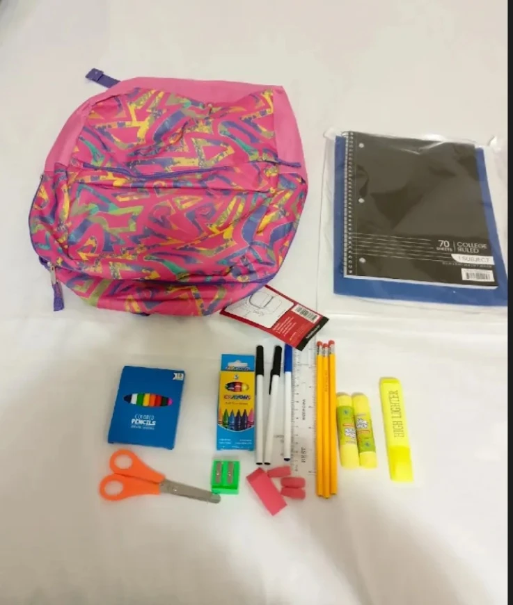 Kids Backpack and School Supplies Set