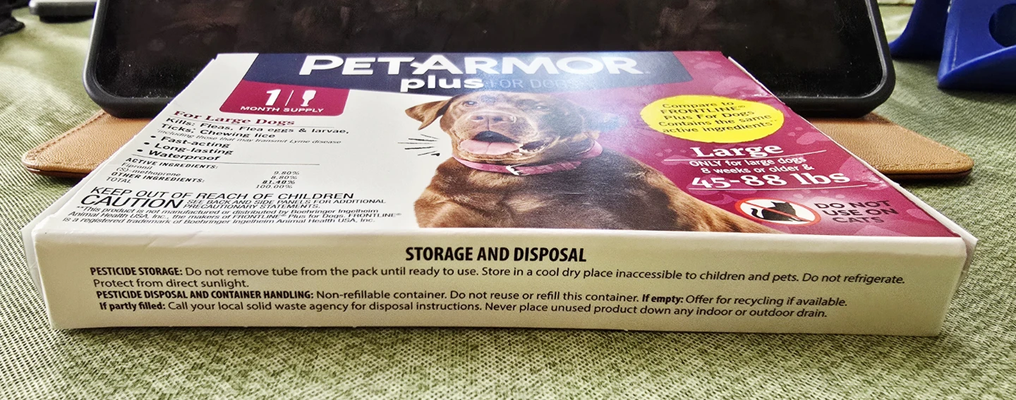 PetArmor Plus for Large Dogs Flea & Tick Treatment *NEW* - photo 4
