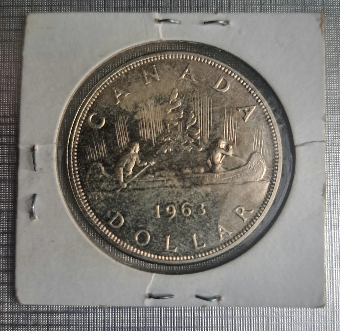Silver 1963 Canada Dollar Coin