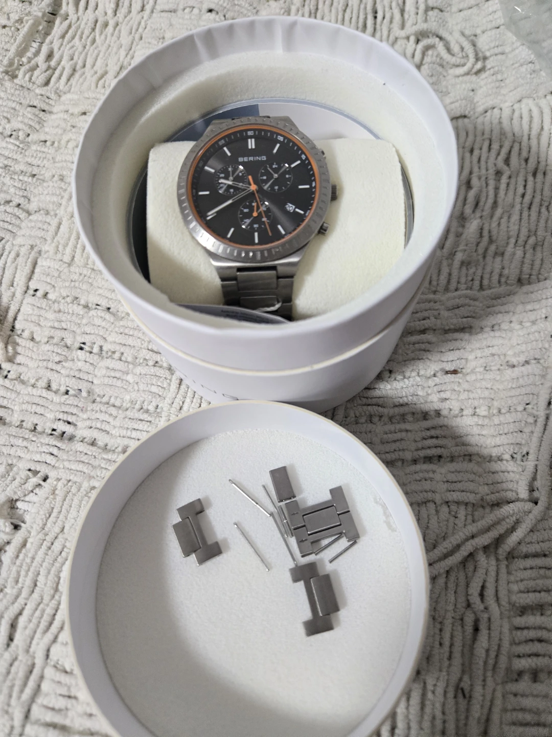 Bering Watch with Chronograph and Date - Silver Tone - photo 4