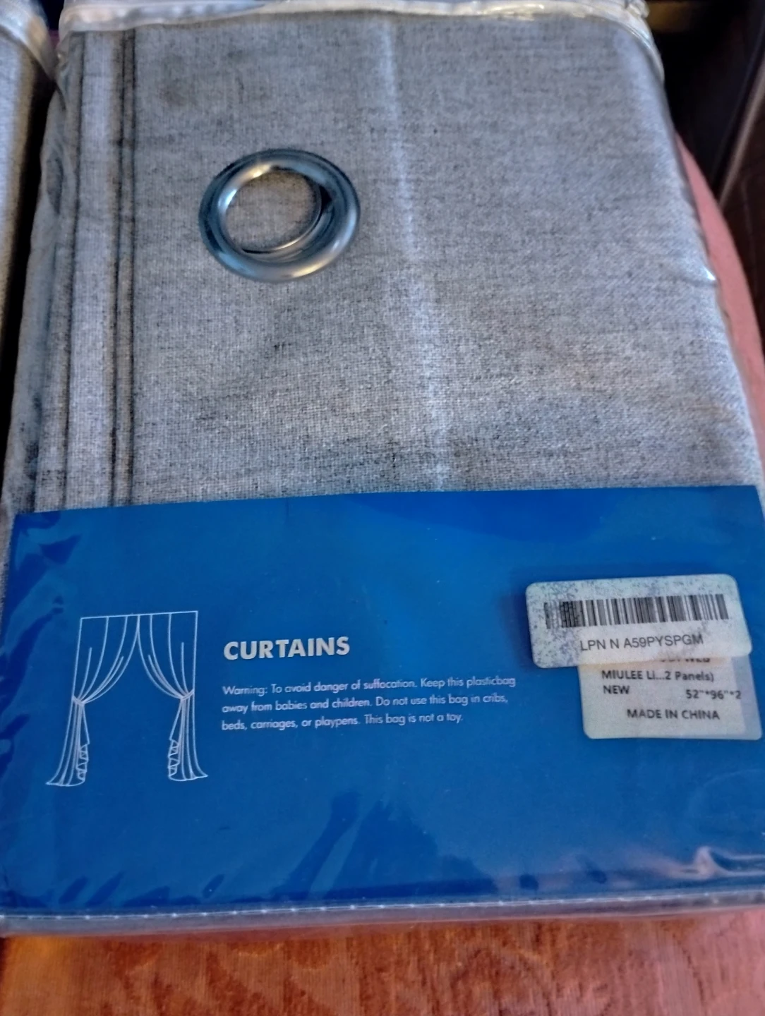 MIULEE Grey Curtains - 52" x 96" (2 Panels) - photo 3