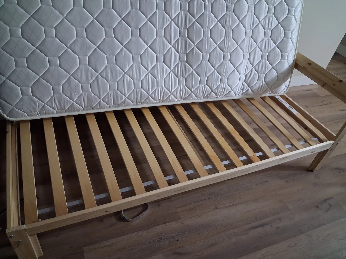 Twin Mattress and Wooden Daybed Frame