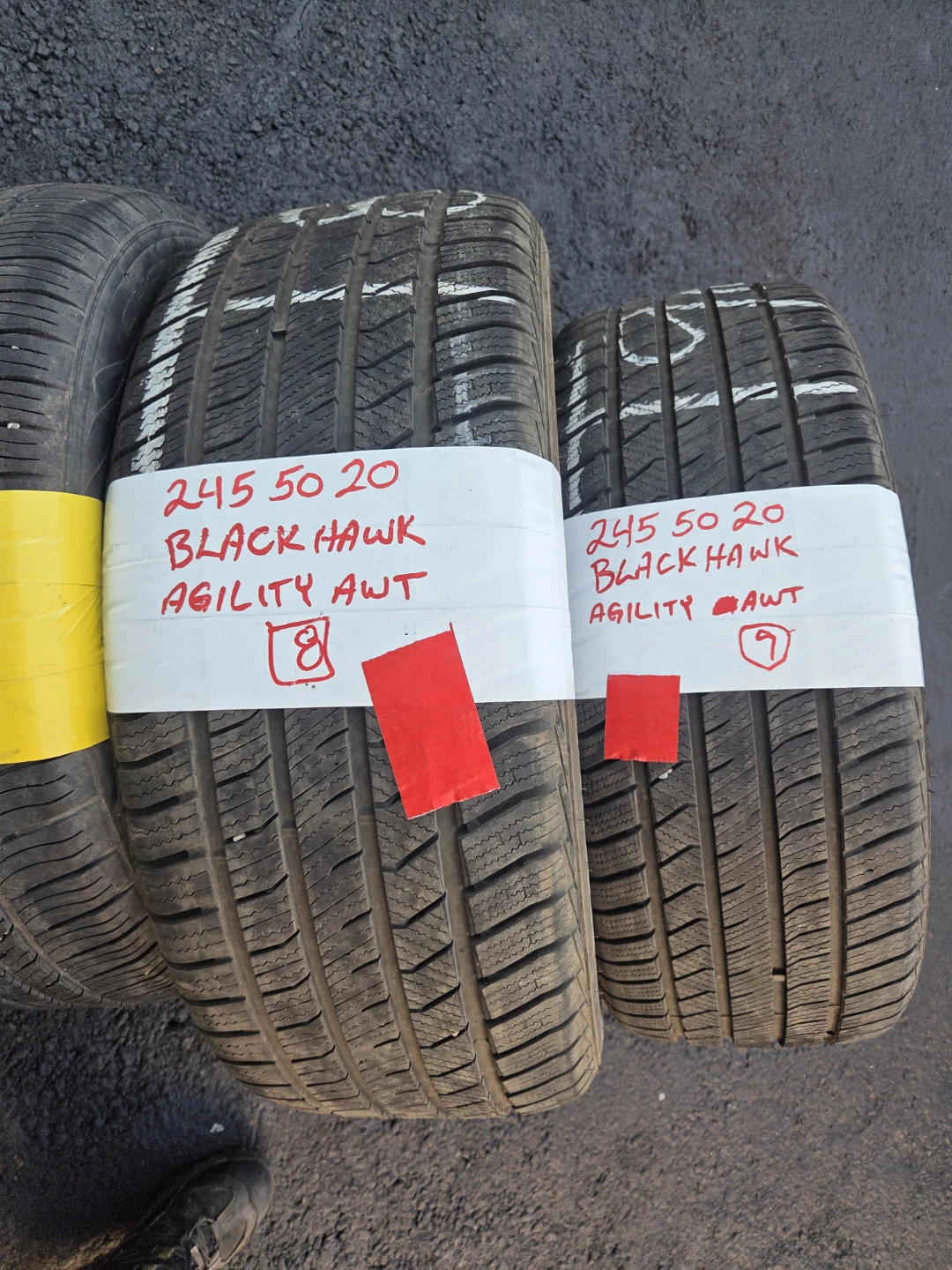 Black Hawk Agility AWT Tires - 245 50 20