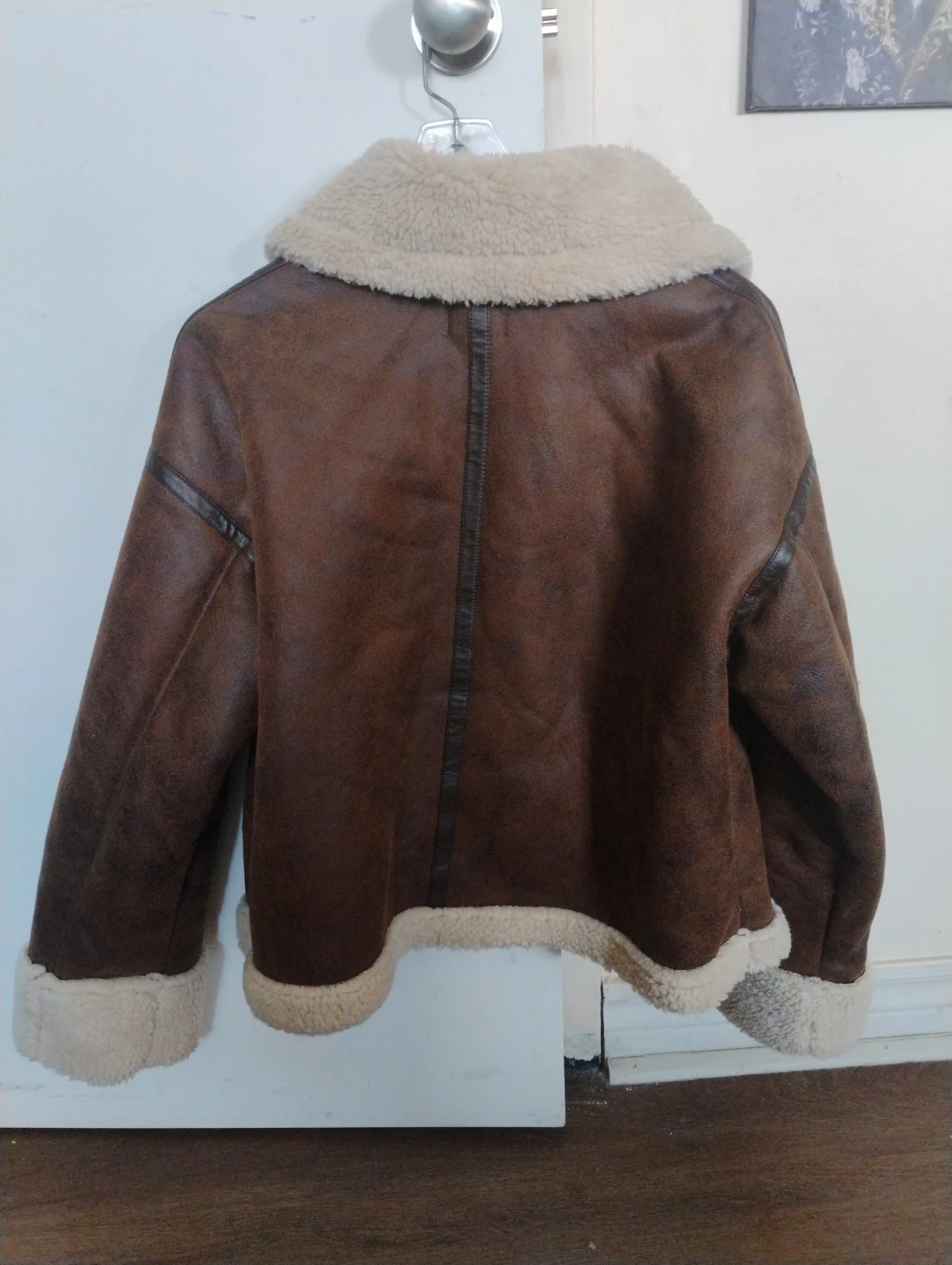 Ardene Faux Shearling Aviator Jacket - photo 2