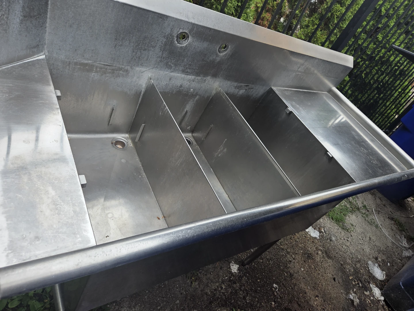 Stainless Steel 3-Compartment Sink - photo 2