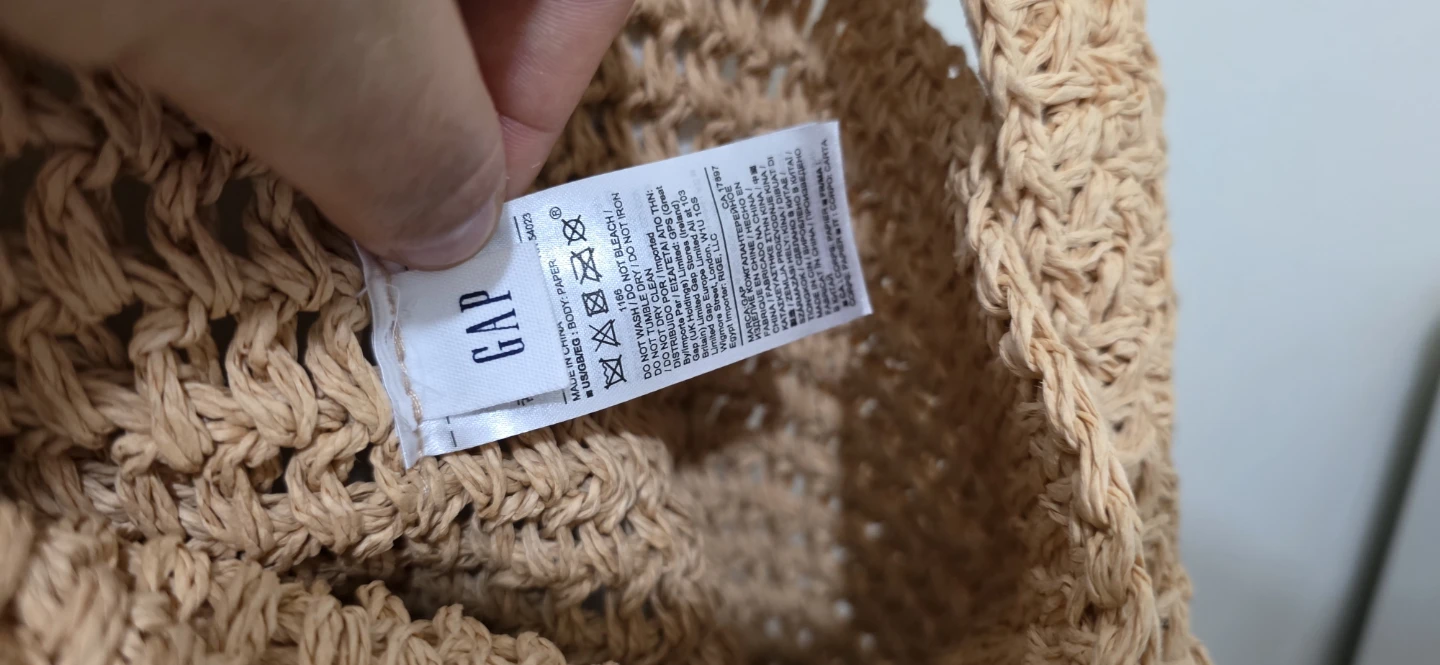 Gap Woven Paper Tote Bag - photo 4
