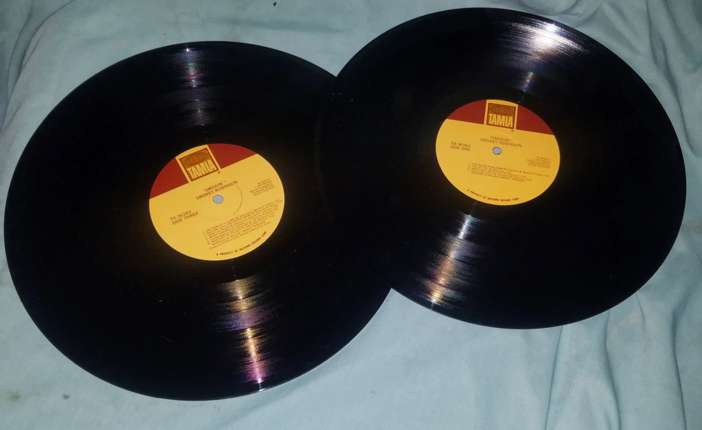 Smokey Robinson  Smokin'  Live  Mint / Near Mint 2 Vinyl LP Set - photo 2