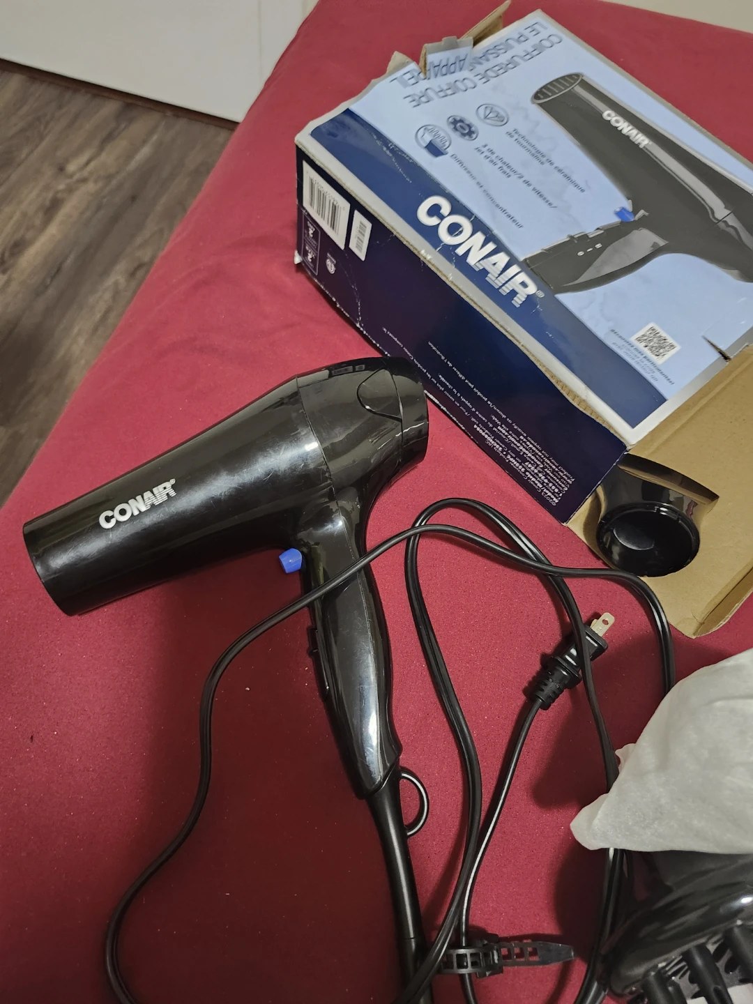Hair Dryer with Diffuser and Concentrator
