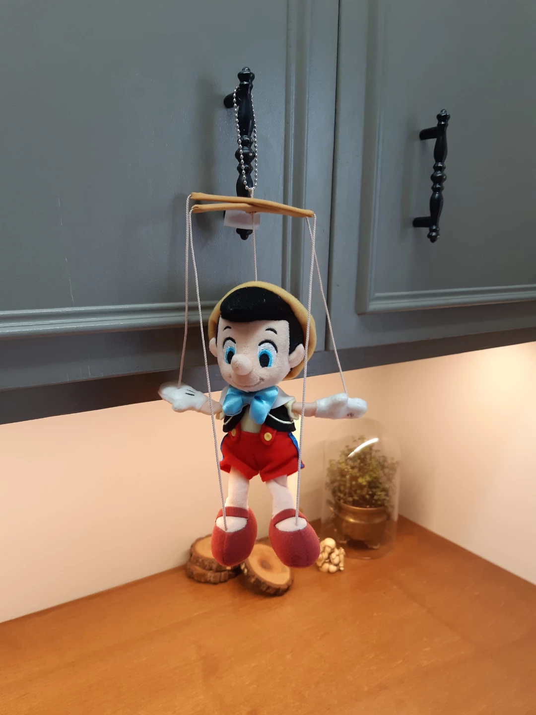 Tokyo Disney Pinocchio plush marionette Keychain - photo 2
