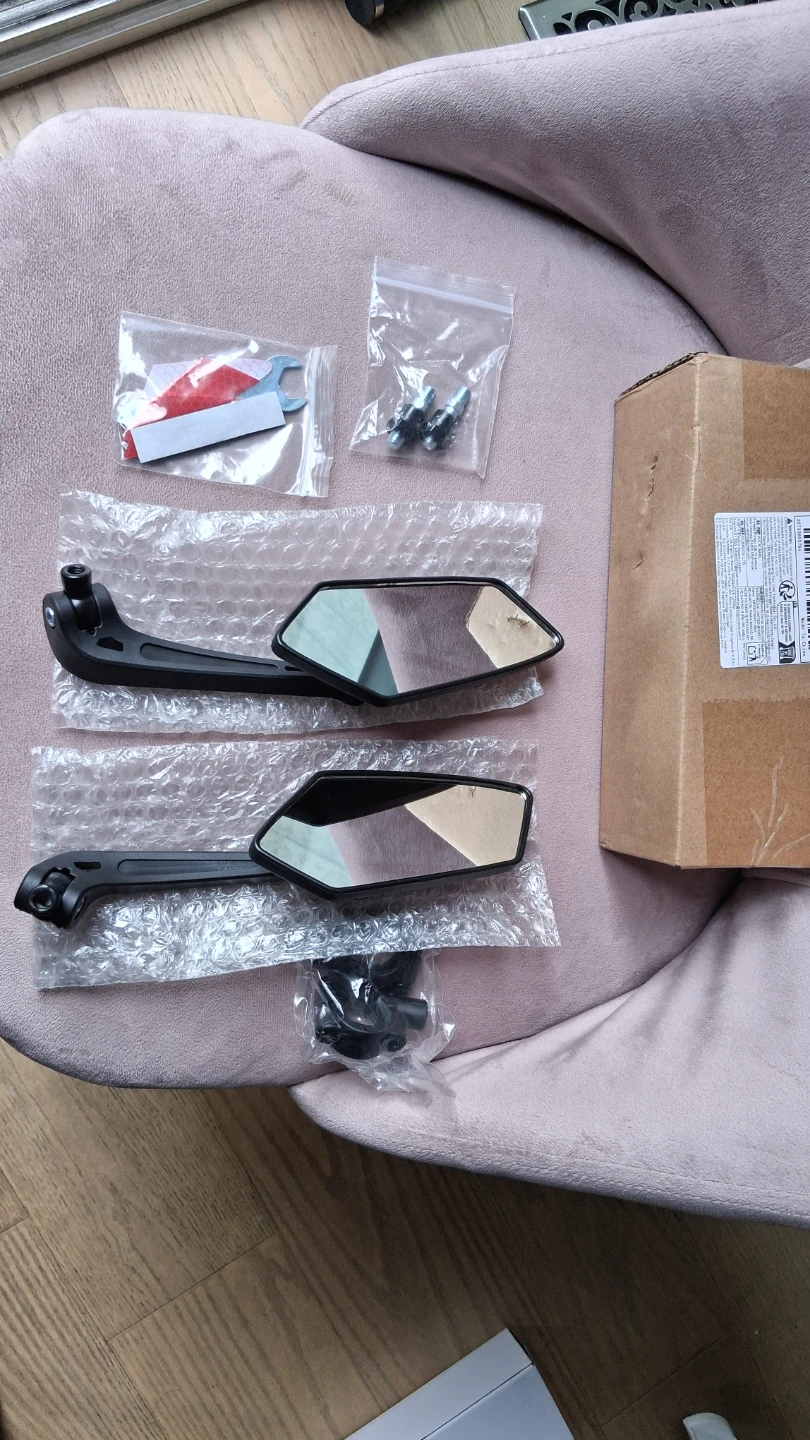 Bicycle mirrors rearview mirrors ebike escooter 1 pair - photo 2
