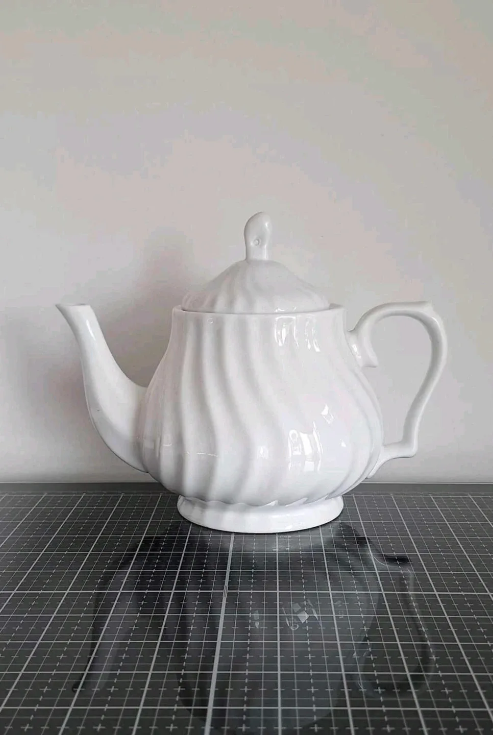 Royal Oak Gourmet White Ceramic Teapot 6 Cup - photo 2