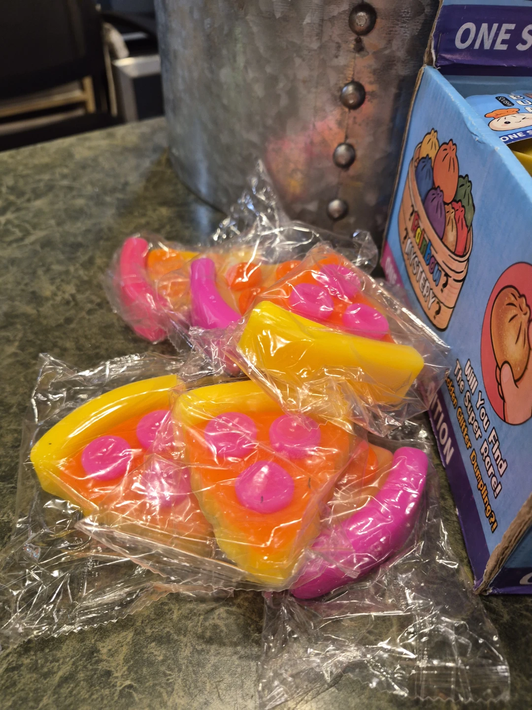 $5 ea. Squishy rainbow glitter dumplings - photo 3