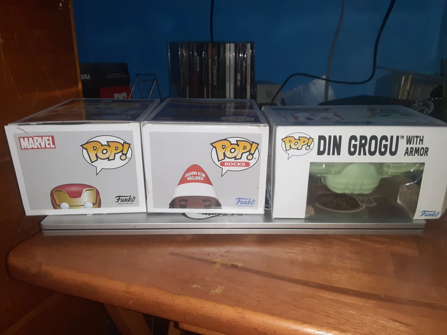 Funko Pop! Marvel Iron Man, Snoop Dogg, and Din Grogu figures - photo 5