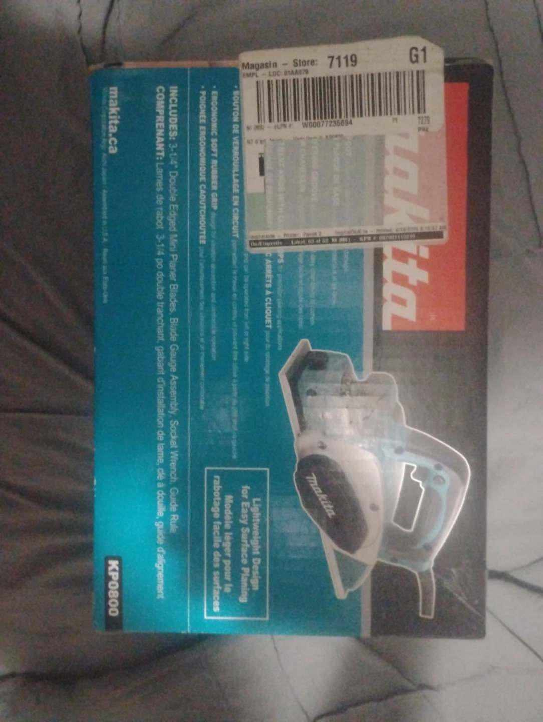 Makita 3-1/4" Planer KP0800 - photo 2