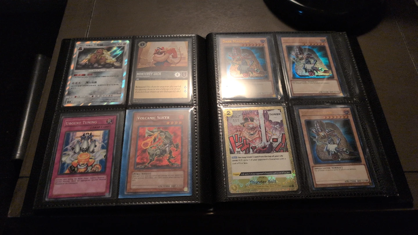 Premium bulk all holos 67 TCG card sleeved w/binder - photo 2